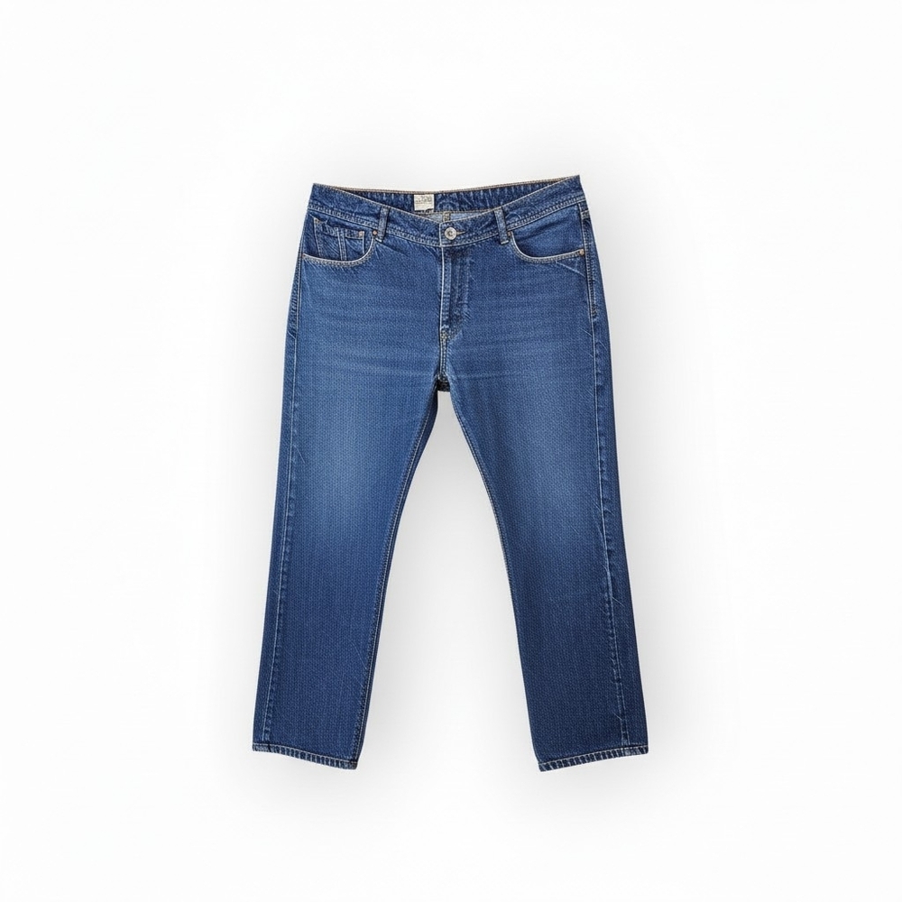 Volcom Blue Denim Jeans Mens 36 Straight Leg Skate Style